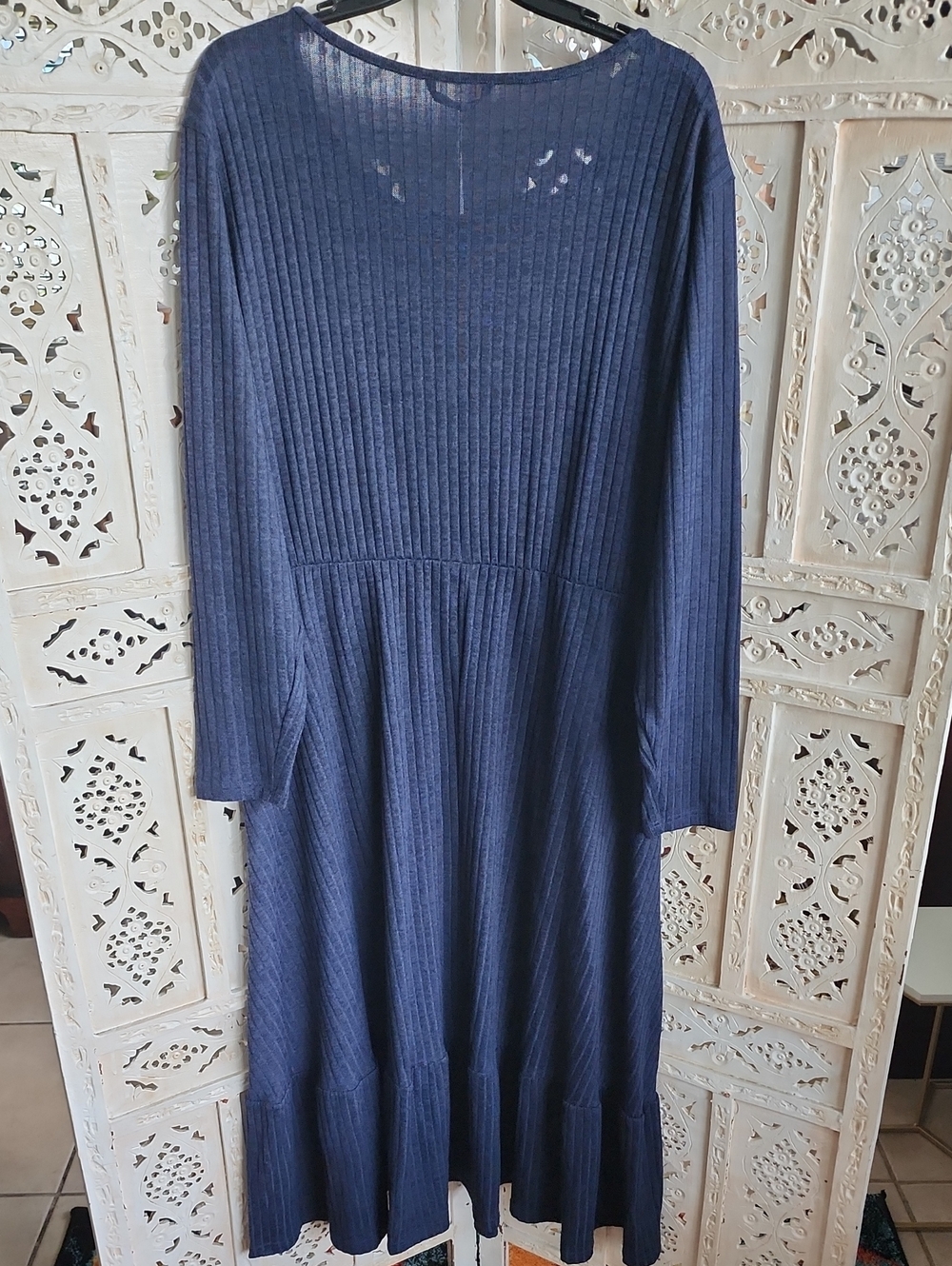 NWT Bloomchic Navy Blue Longsleeve Dress With Pockets- Size 18-20 - Picture 5 of 6